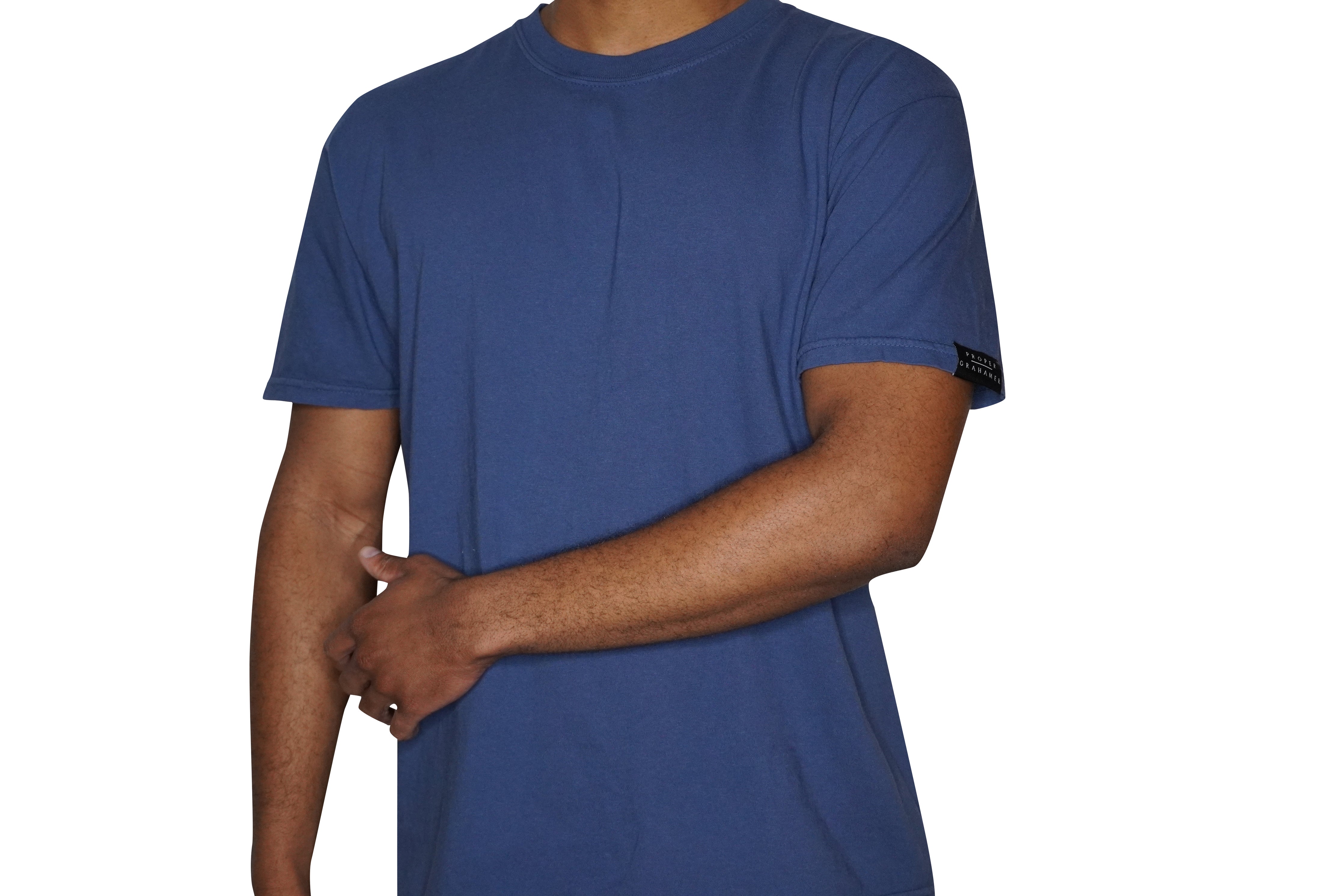 Essential Tag Tee - Deep Blue